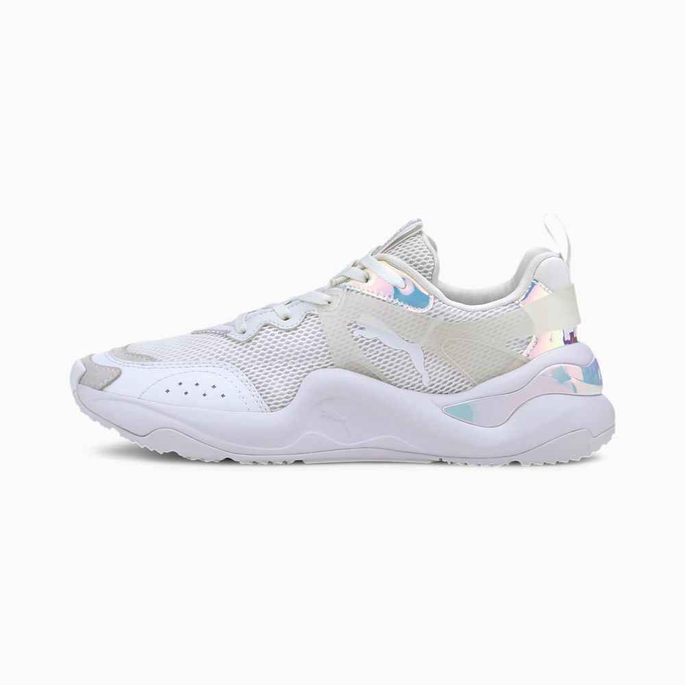 Puma Rise Glow Női Sportcipő - Fehér ( Hungary - DCOFY1579 )